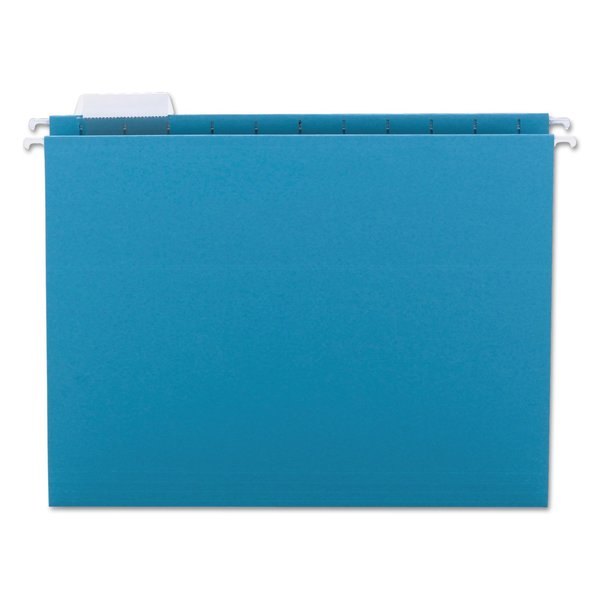 Smead Pressboard Folder, Hanging, Teal, PK25 64074